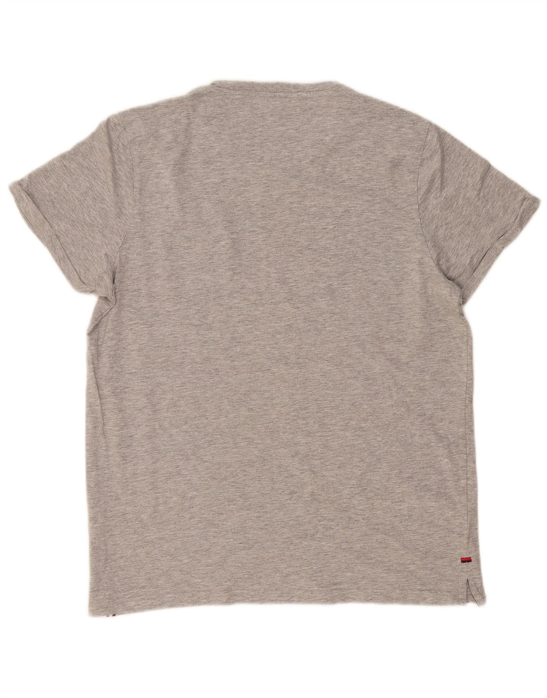 Kangol Hombre Camiseta Top Large Gris De Algodón Moteado