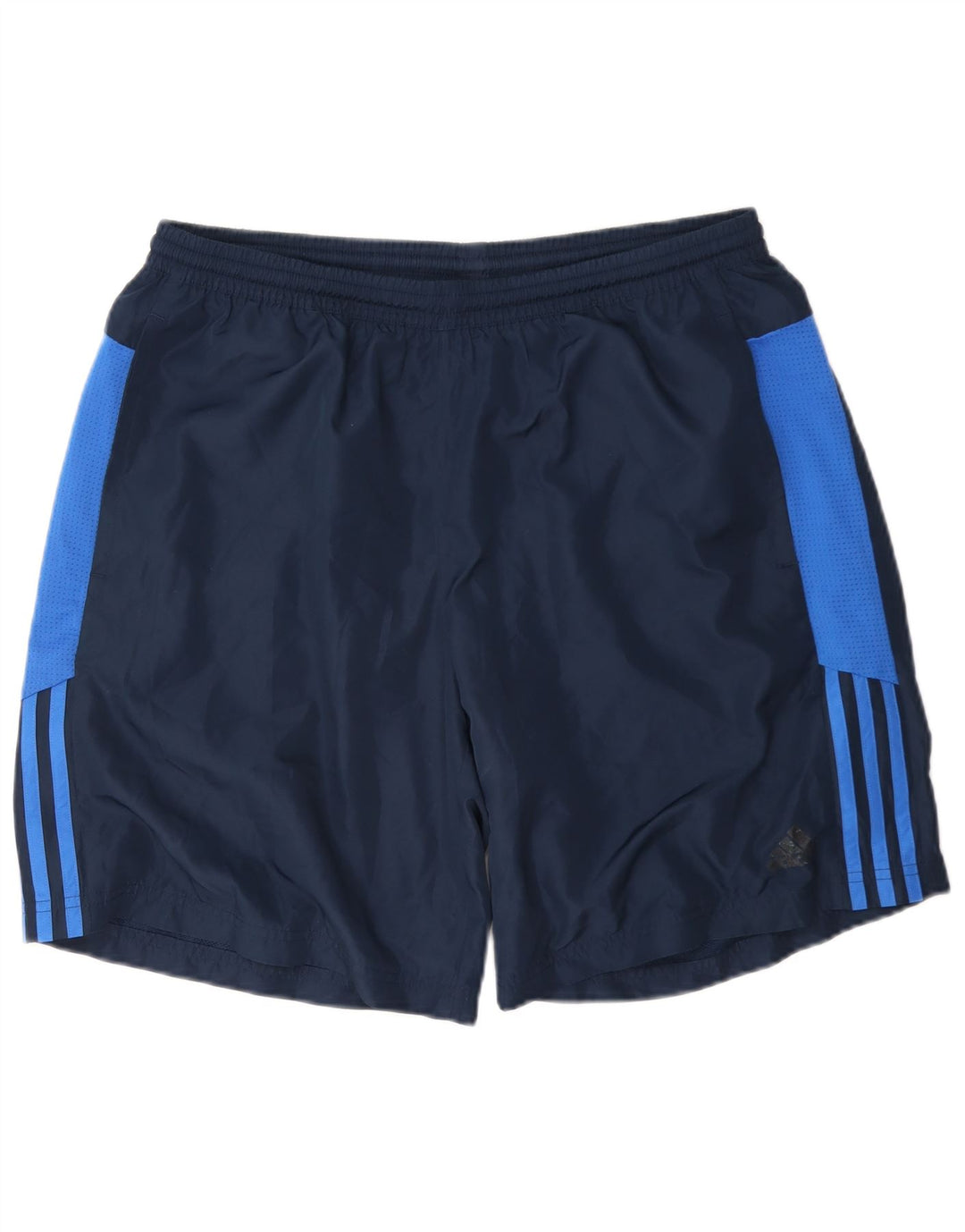 Adidas - Pantalones cortos deportivos para hombre, talla grande, color azul marino, poliéster