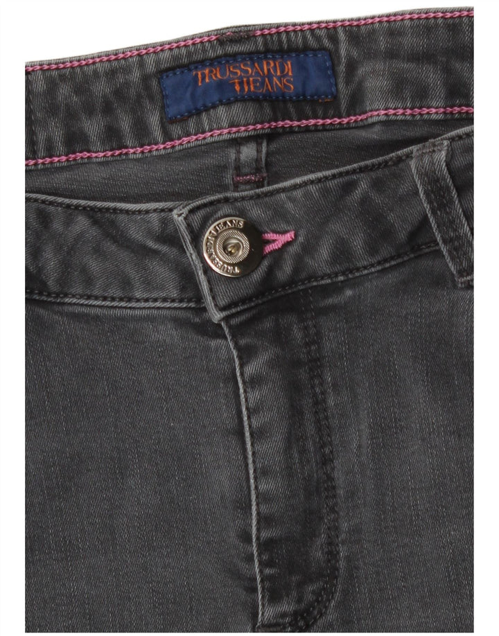 Vaqueros Trussardi Mujer Skinny W28 L32 Gris Algodón