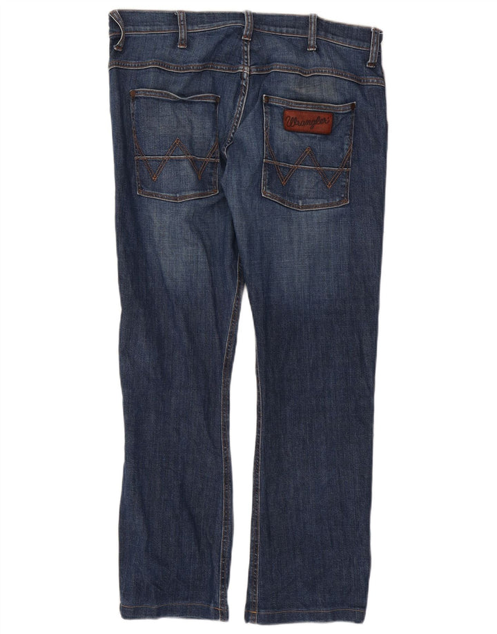 Wrangler Vaqueros Rectos Spencer para Hombre W34 L29 Algodón Azul