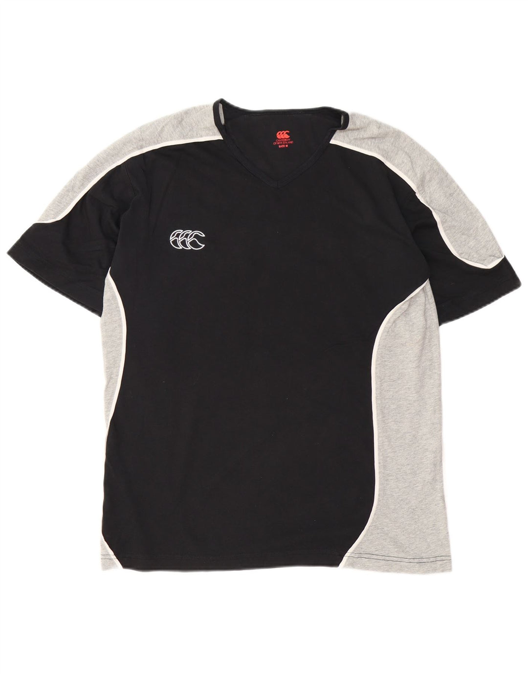 Canterbury Hombre Camiseta Top Medium Black Colorblock