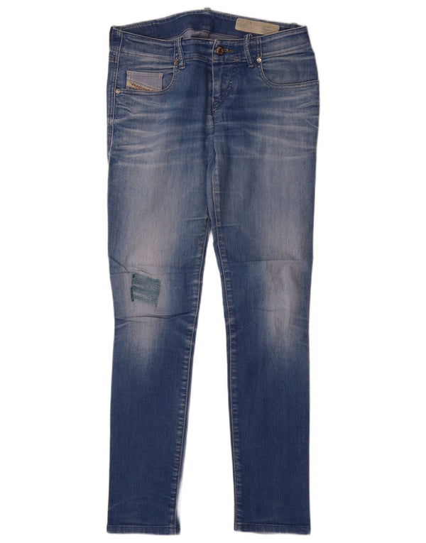 Diesel Mujer Guppe Skinny Jeans W27 L30 Algodón Azul