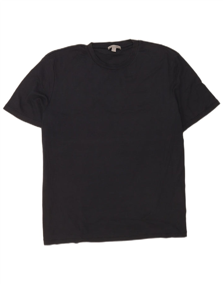 Cos Camiseta para hombre Top XL Algodón azul marino
