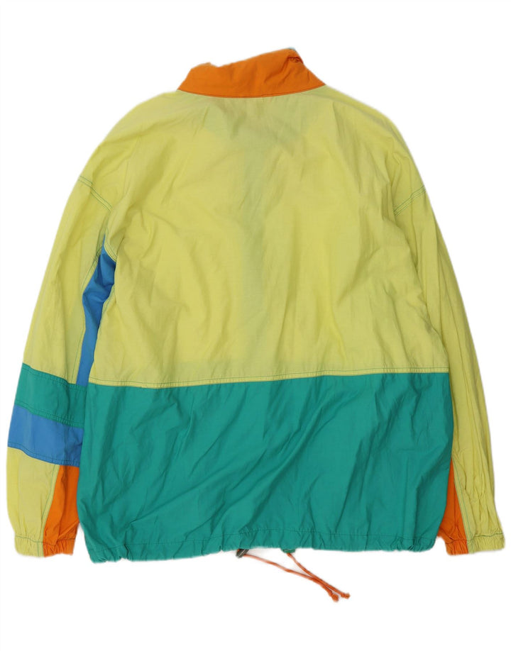 Chaqueta utilitaria vintage para hombre Reino Unido 40 Bloque de color multicolor grande