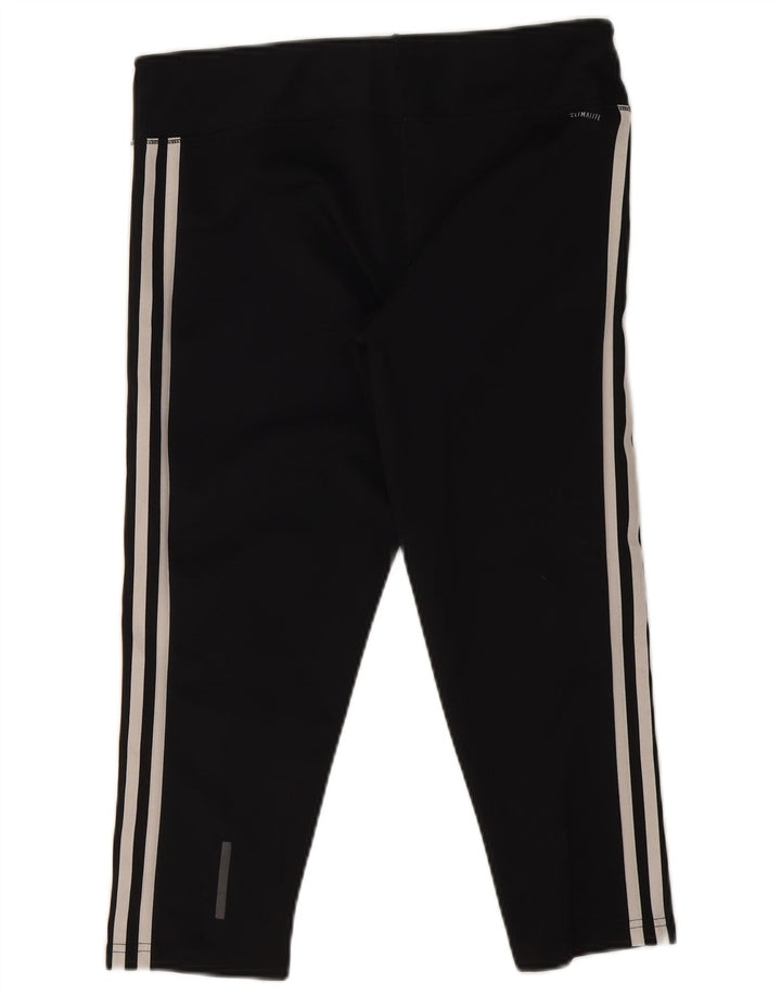 Adidas Mujer Climalite Capri Leggings UK 16/18 Grande Negro Poliéster