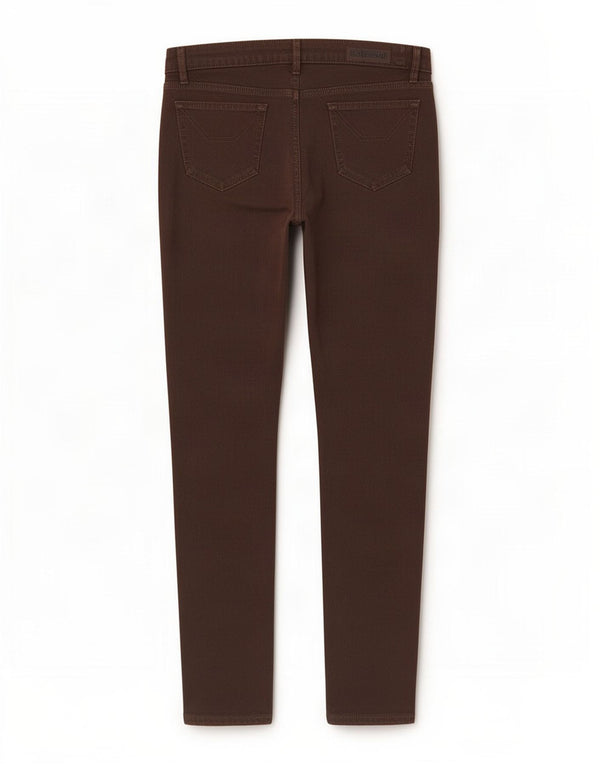 Pantalones informales ajustados para mujer Jeckerson W28 L33 Algodón caqui