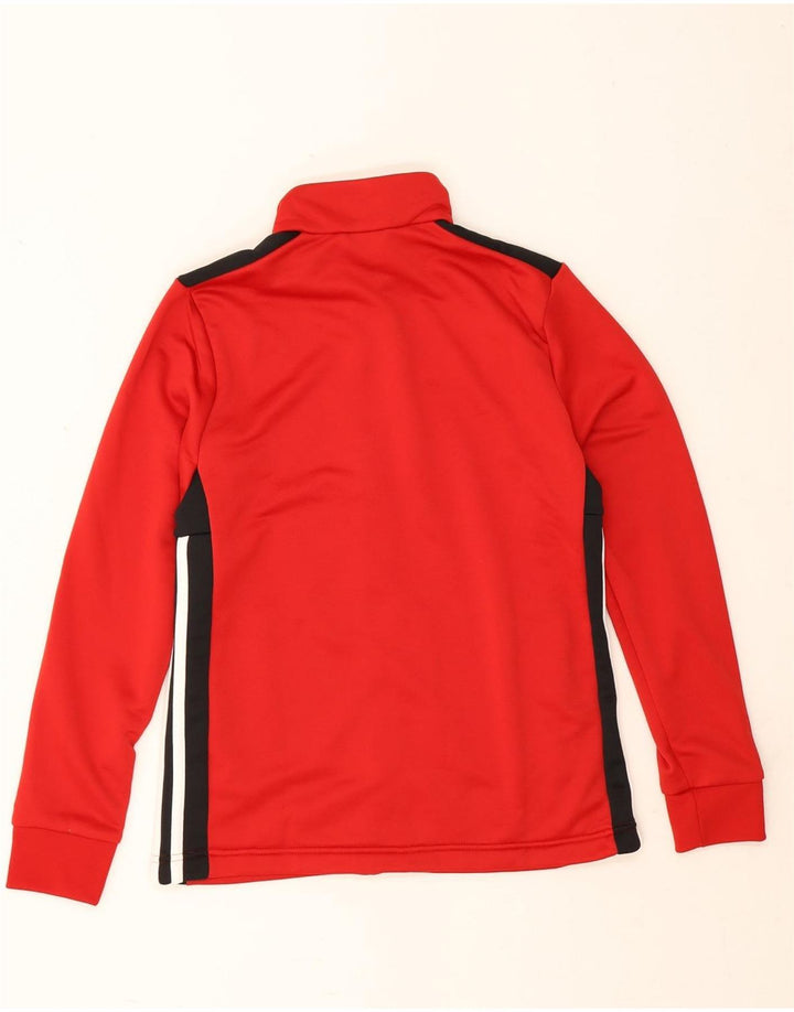 Adidas Chaqueta de chándal para niños 13-14 años Rojo Colorblock Poliéster