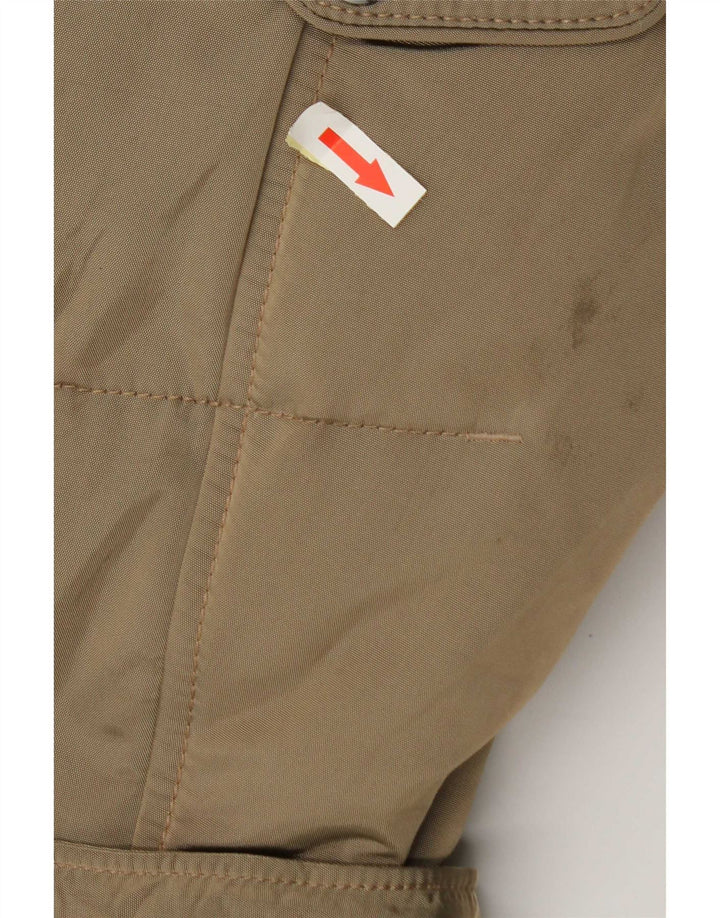 Mabrun Chaqueta Acolchada Mujer Con Capucha IT 44 Poliamida Beige Medio