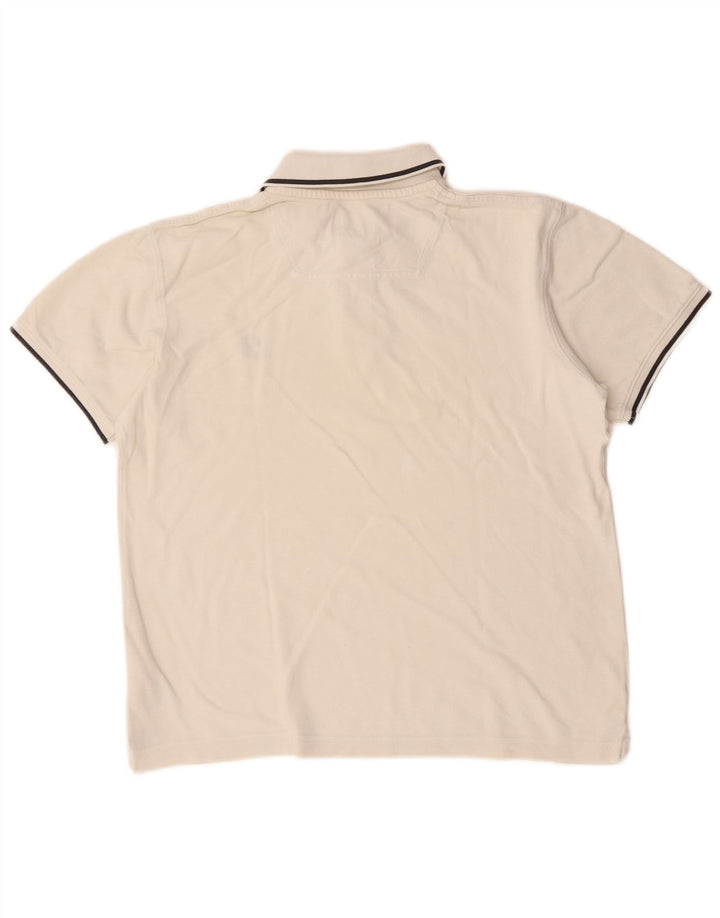 Timberland Polo De Corte Regular Para Hombre De Algodón A Rayas Blanco Medio