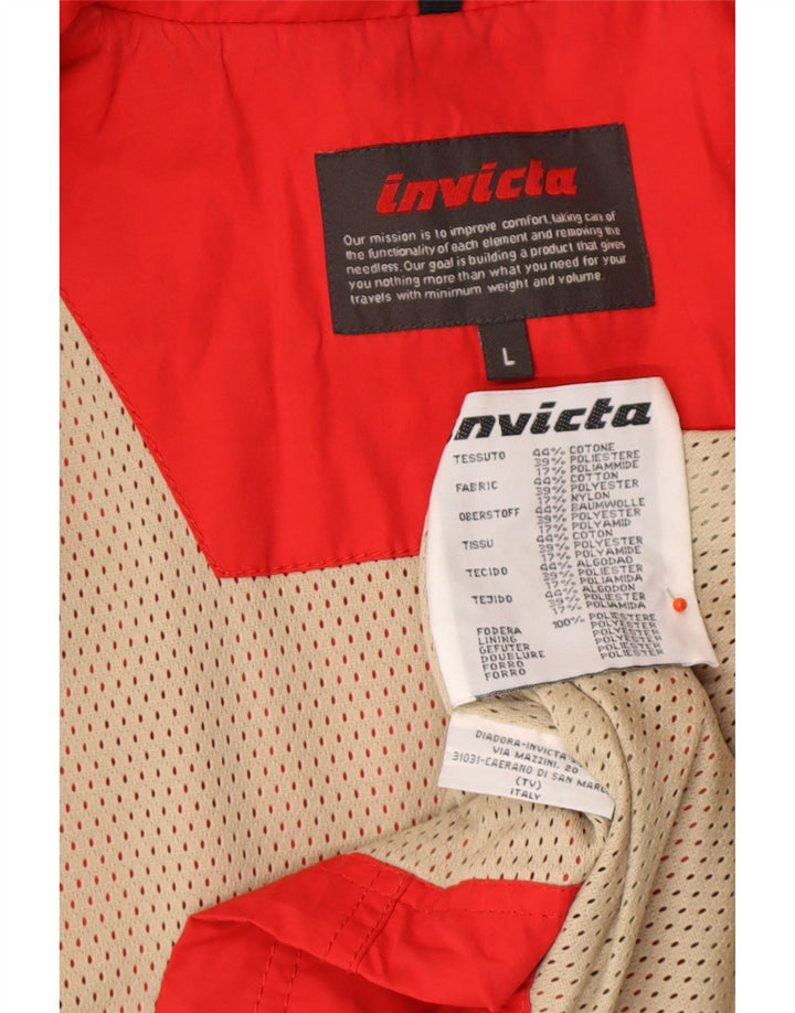Chaleco INVICTA para mujer Reino Unido 16 Grande Algodón rojo