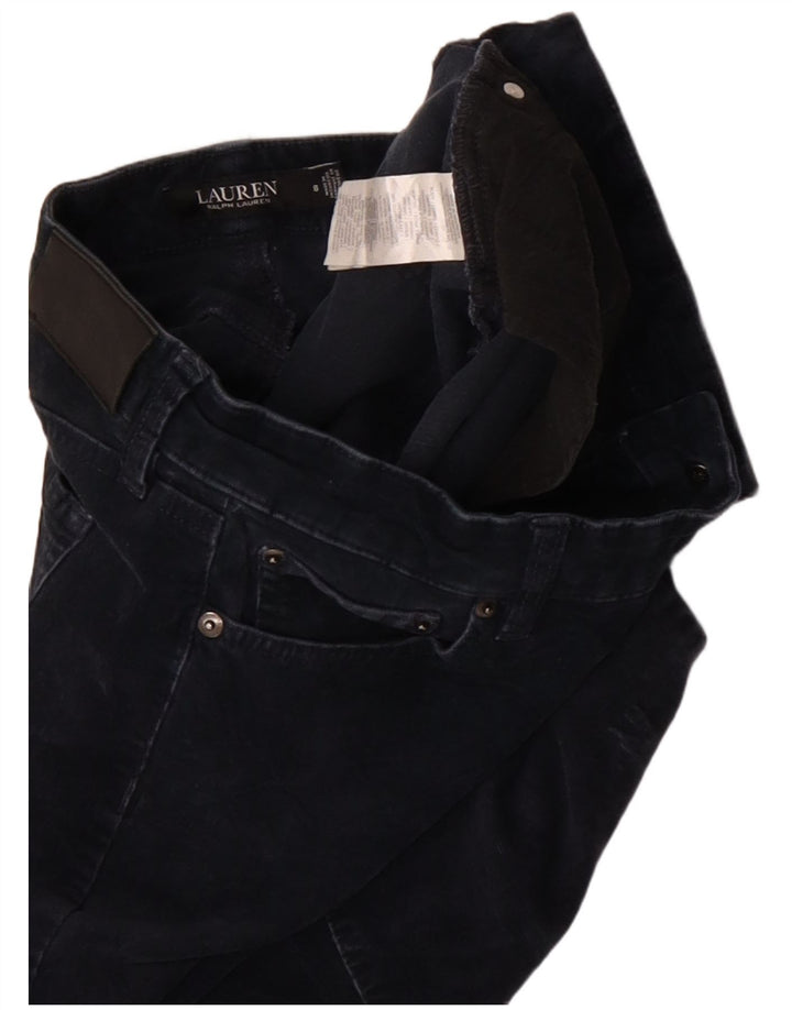 RALPH LAUREN Pantalones de pana para mujer US 8 Medium W30 L30 Azul marino