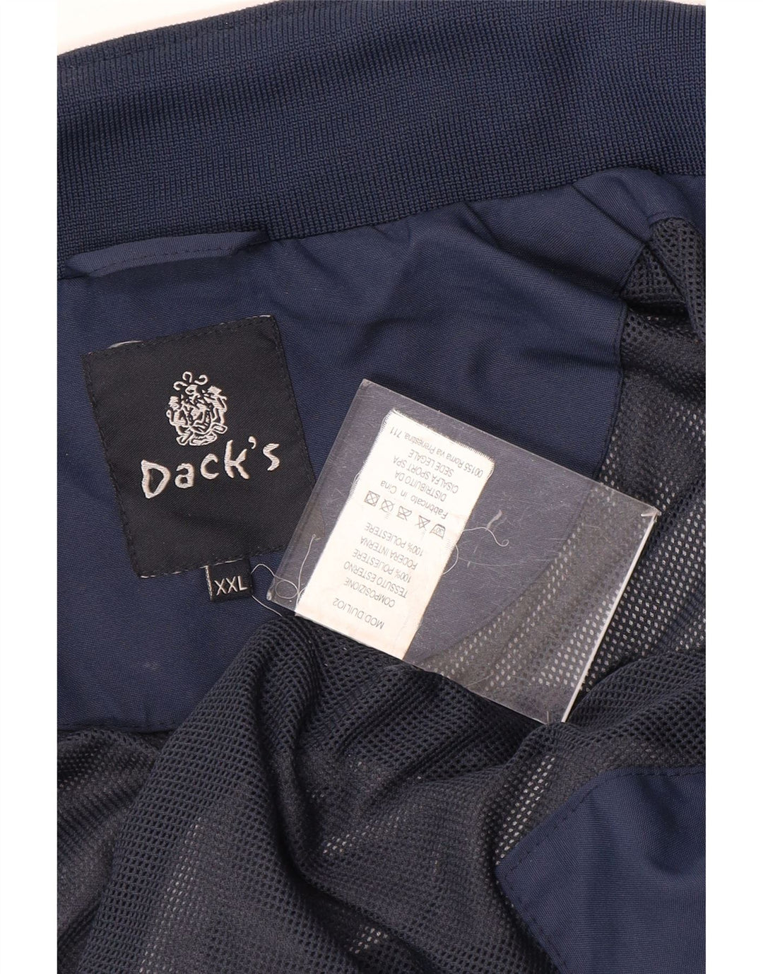 Dack's Chaqueta Bomber para Hombre UK 44 2XL Azul Marino Poliéster