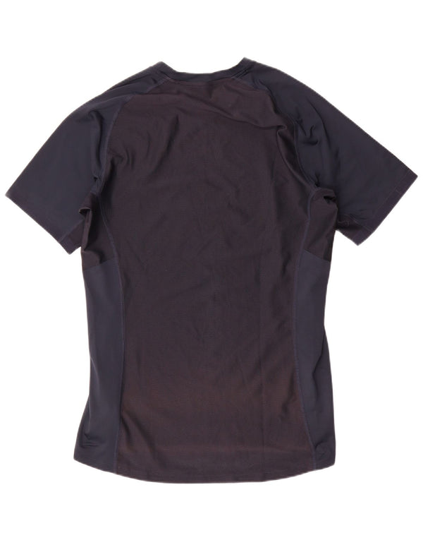 Camiseta Nike Dri Fit para mujer UK 40 Medium Azul marino Colorblock