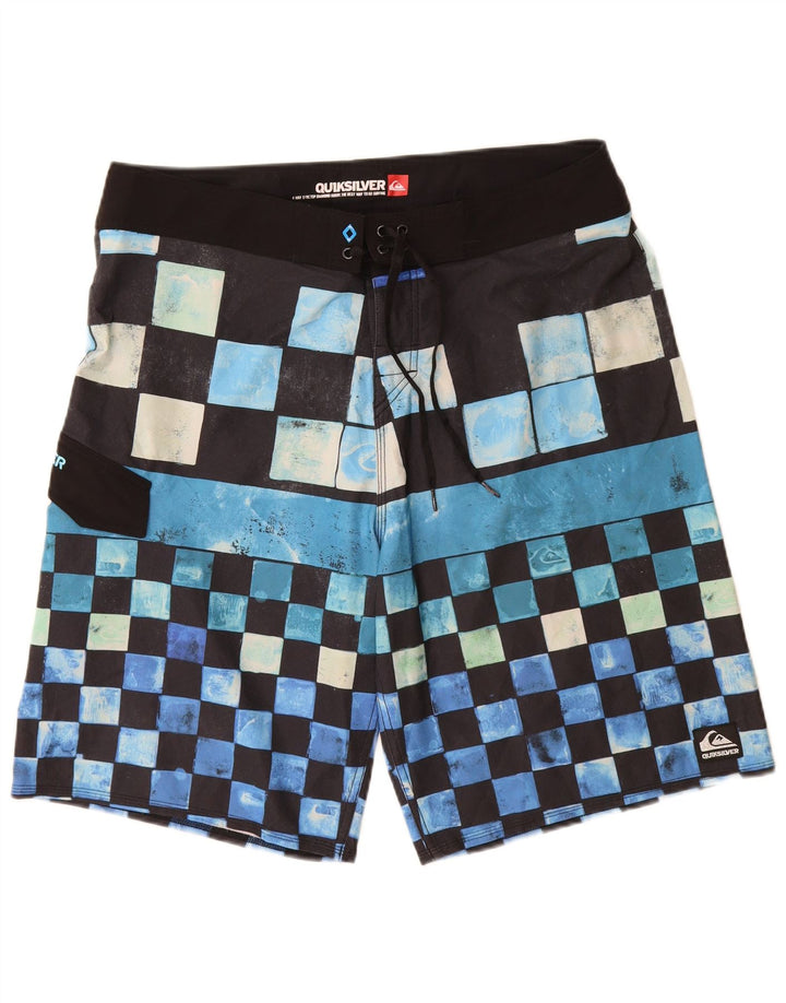 Bañador Quiksilver Hombre Poliéster Geométrico Azul Grande