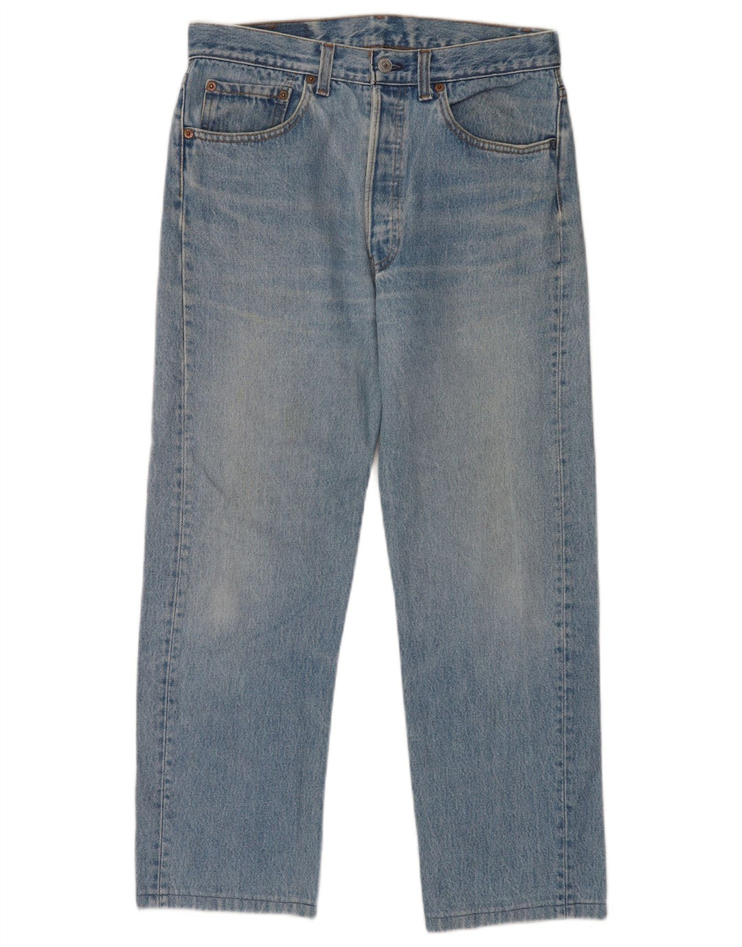 Levi's Hombre 501 Vaqueros Rectos W32 L27 Algodón Azul