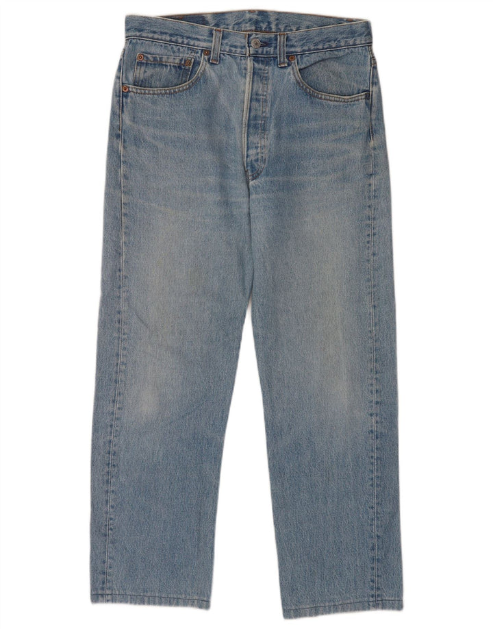Levi's Hombre 501 Vaqueros Rectos W32 L27 Algodón Azul