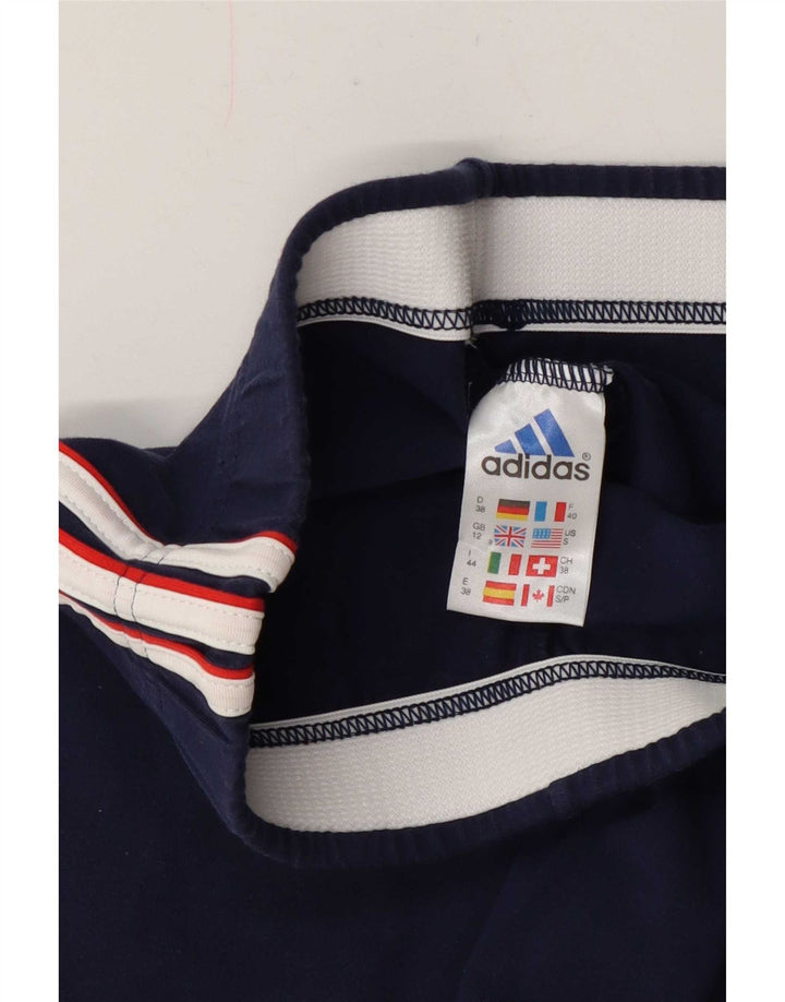 Adidas Leggings para mujer Reino Unido 12 Medio Azul Marino Algodón