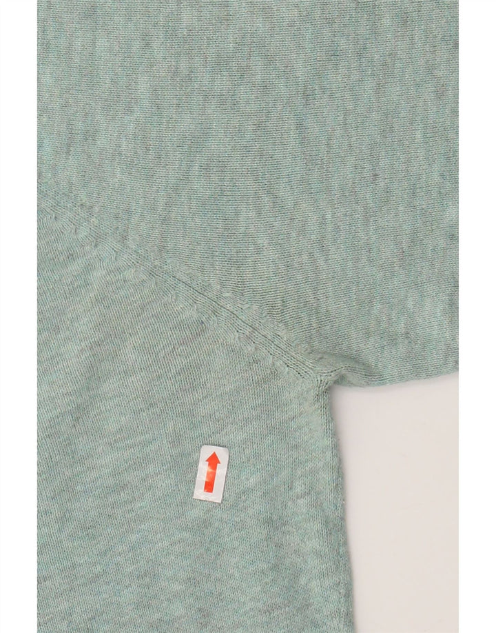 SUPERDRY Jersey de cuello redondo para hombre XL Verde moteado