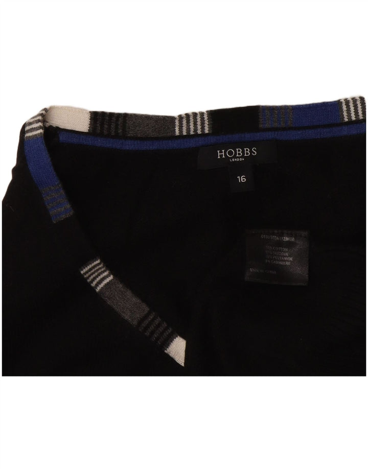 Hobbs - Camiseta sin mangas para mujer, talla 40, talla grande, algodón negro