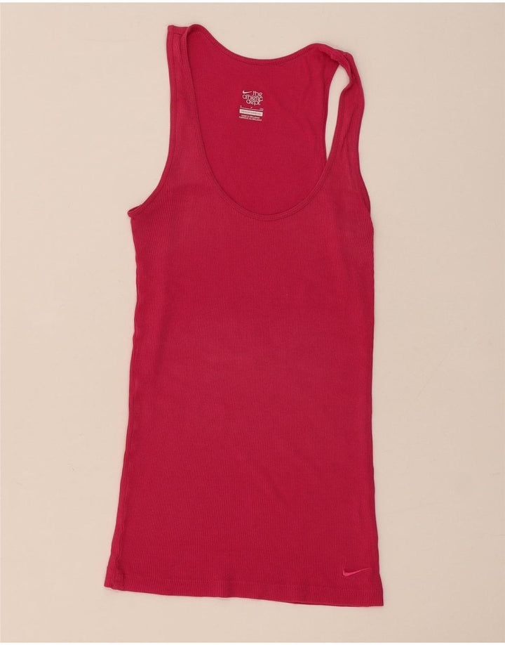 Nike - Camiseta sin mangas para mujer, talla 8, color rosa