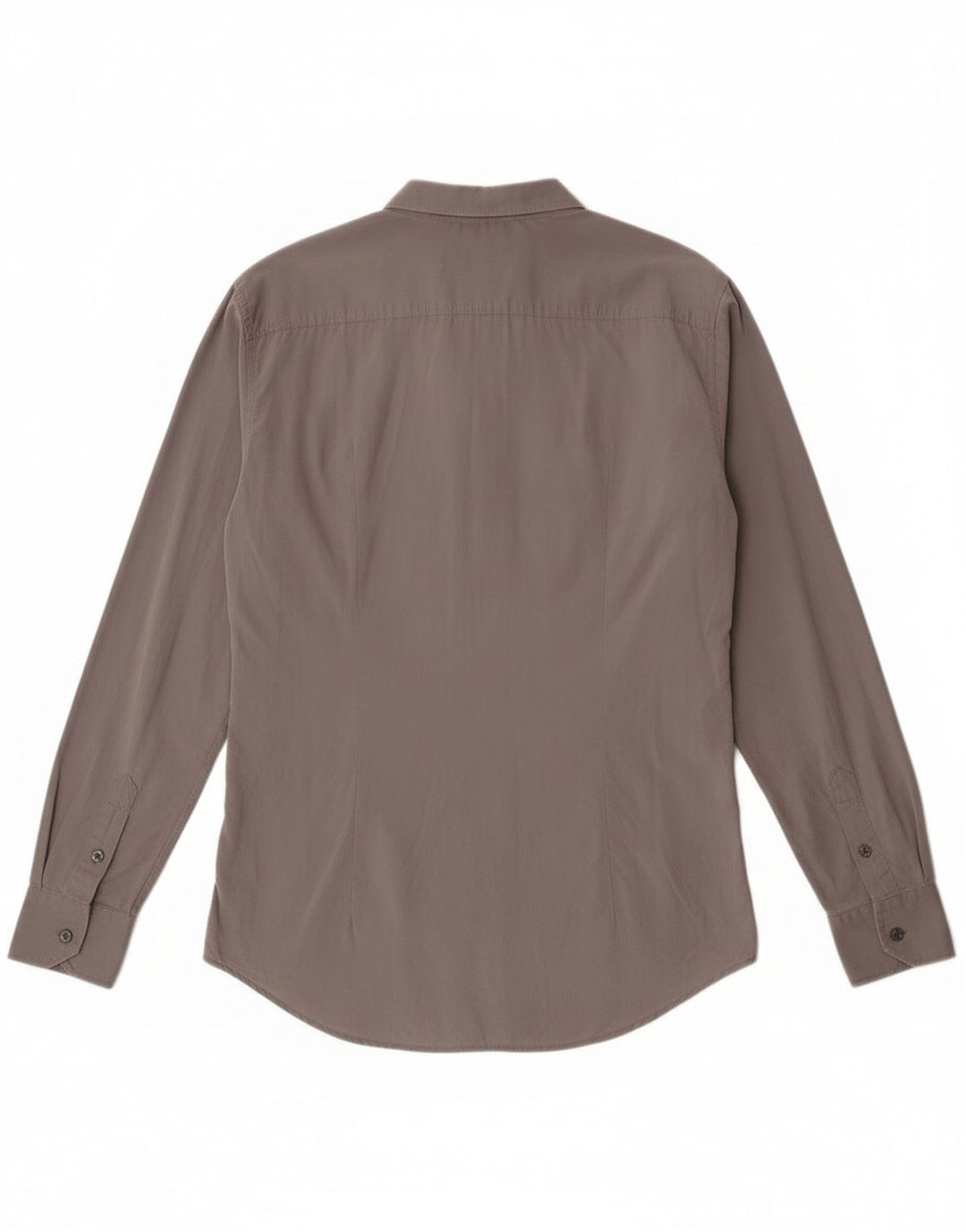 Dolce & Gabbana Camisa ajustada para hombre IT 52 Algodón gris grande