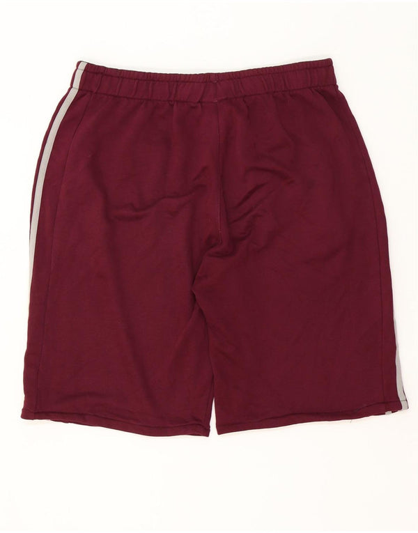 Adidas Mens Climalite Sport Shorts Grande Borgoña Poliéster