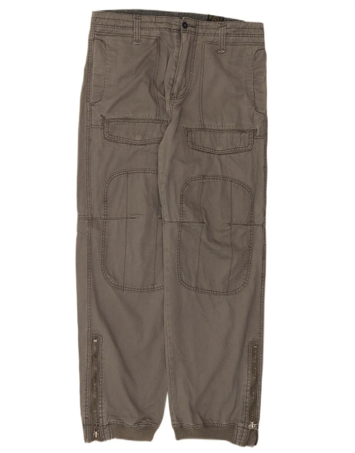 XDYE Pantalones tipo joggers cargo para hombre EU 44 Large W34 L31 Algodón gris