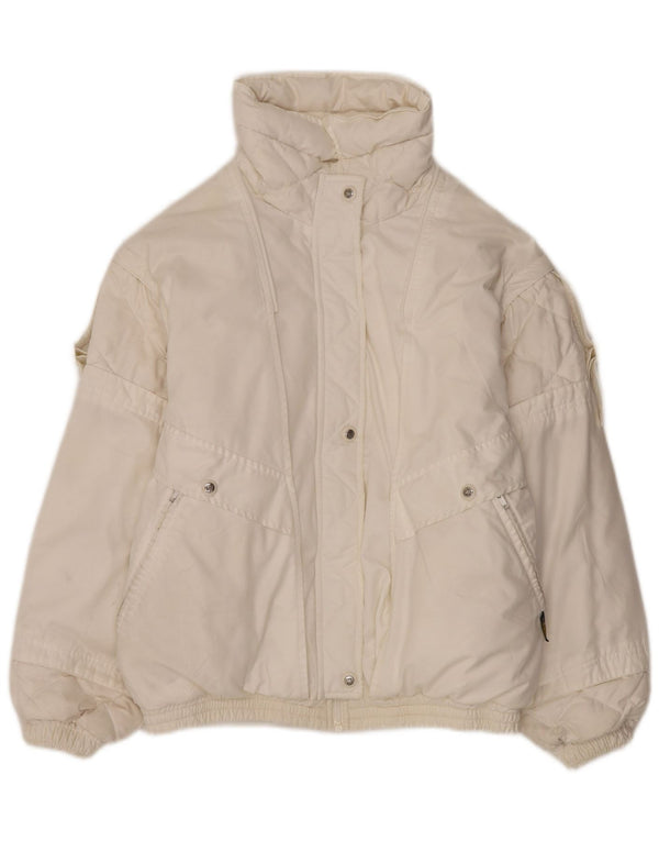 Ciesse Piumini Chaqueta acolchada para mujer UK 46 Grande Poliéster blanco