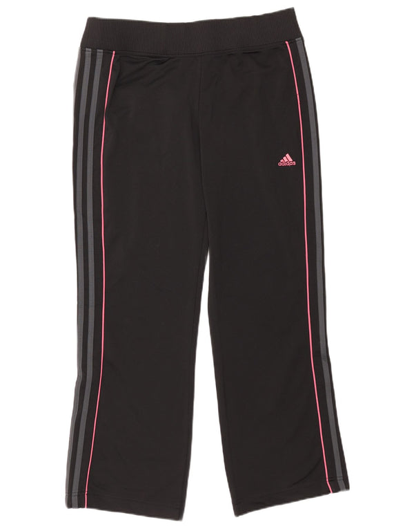 Adidas Pantalones de chándal para mujer UK 44 Grande Poliéster negro