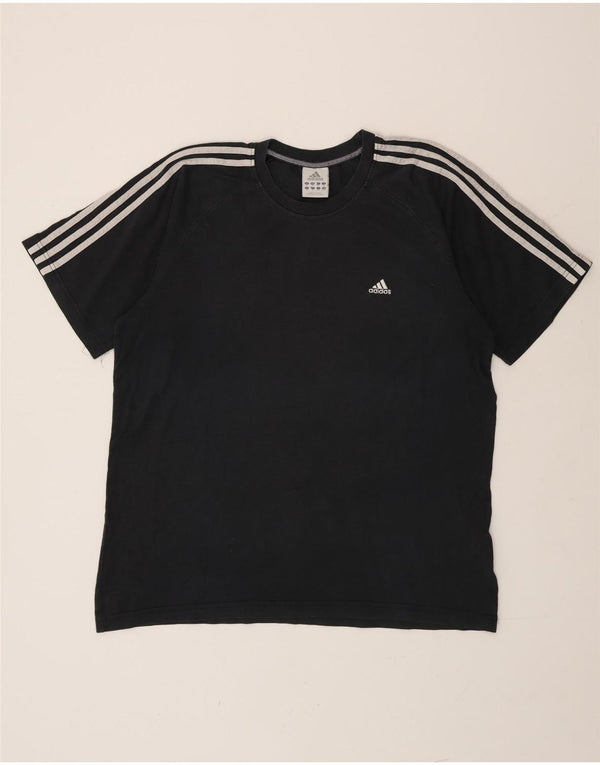 Adidas Hombre Camiseta Top XL Azul Marino Algodón