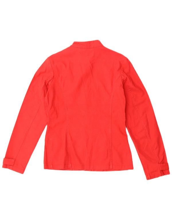 Sergio Tacchini Chaqueta utilitaria para mujer IT 44 Medium Red Ramie