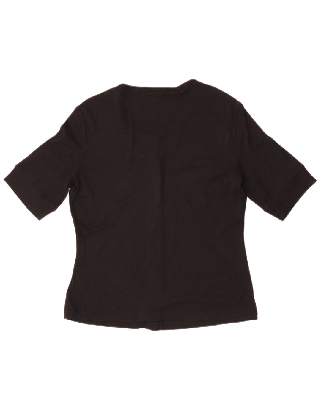 Jigsaw - Cárdigan de manga corta para mujer, talla M, color negro, modal