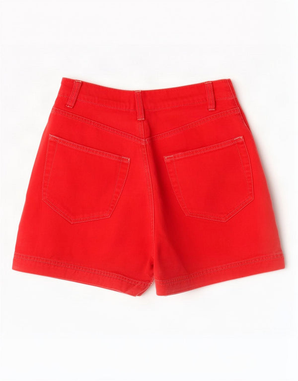 Pantalones cortos informales de cintura alta para mujer de River Island UK 40 Mediano W26 Algodón rojo