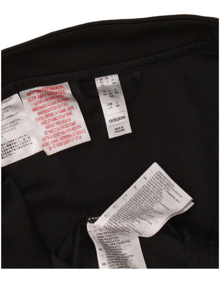 Adidas Chicos Aeroready Chándal Top Chaqueta 13-14 Años Negro Poliéster