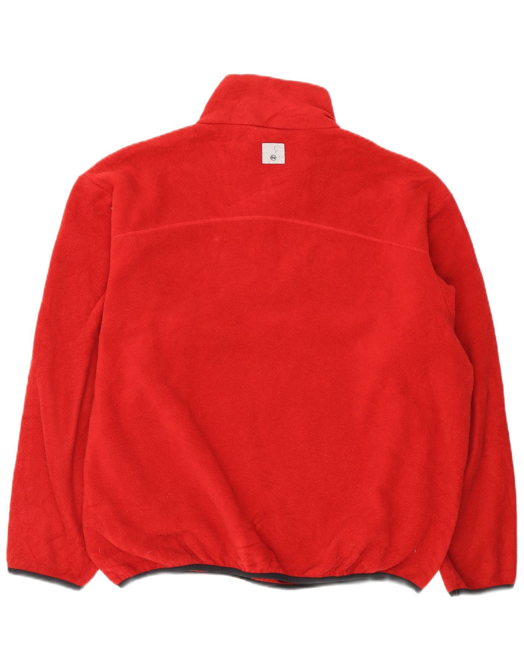 Nautica Jersey polar con cuello y cremallera para hombre XL Poliéster rojo