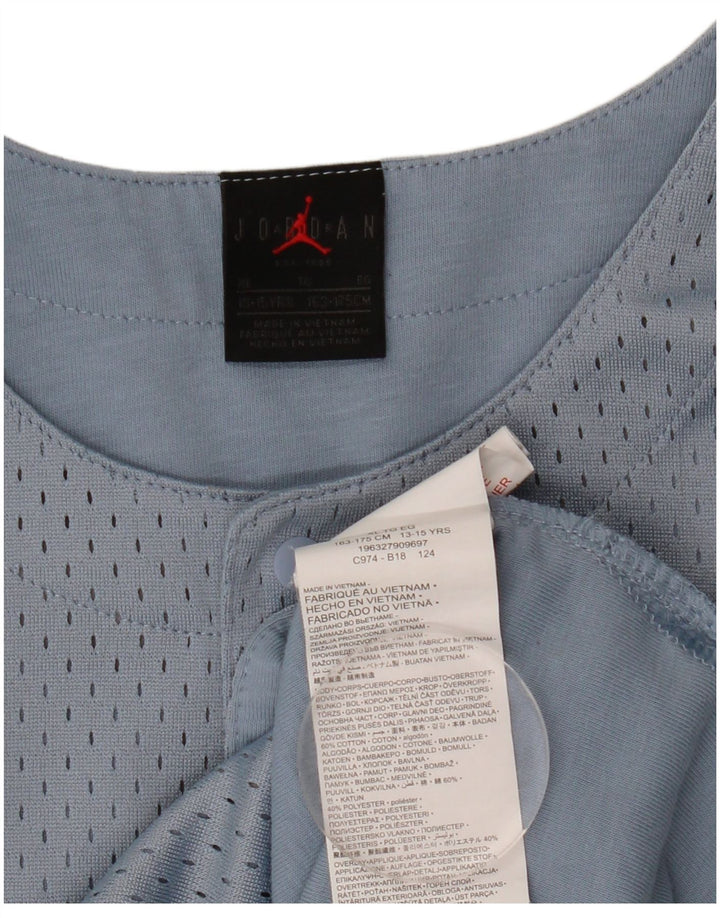 Jordan Chaqueta de chándal para niño 13-14 años Azul Algodón