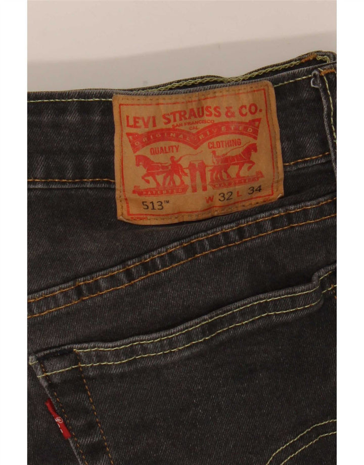Levi's Vaqueros rectos ajustados para hombre W32 L28 Algodón gris