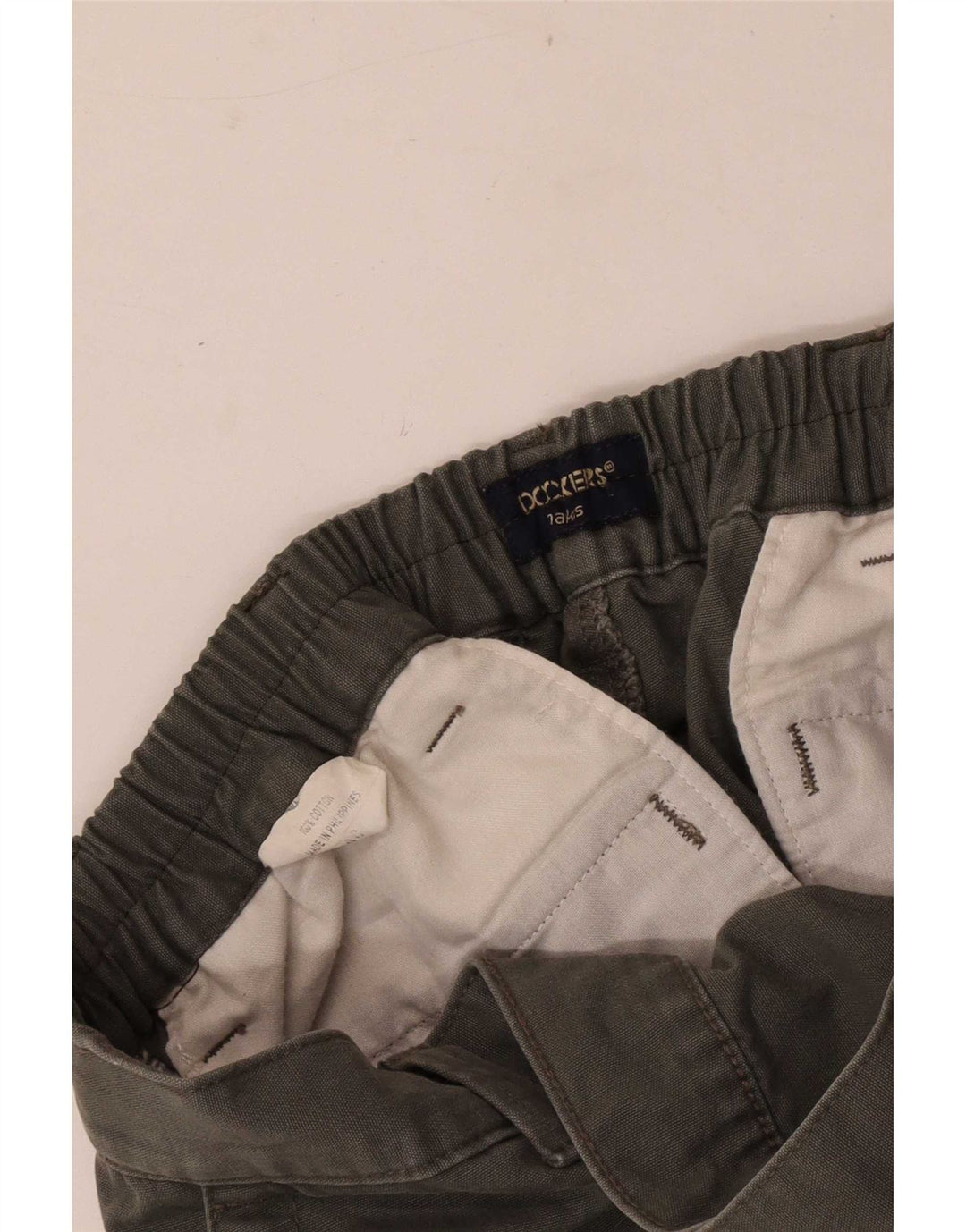 Dockers Pantalones Cortos Cargo Khakis para Hombre W40 XL Algodón Caqui