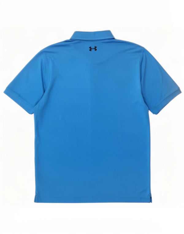 Under Armour Polo Heat Gear para hombre Poliéster a rayas azules grandes
