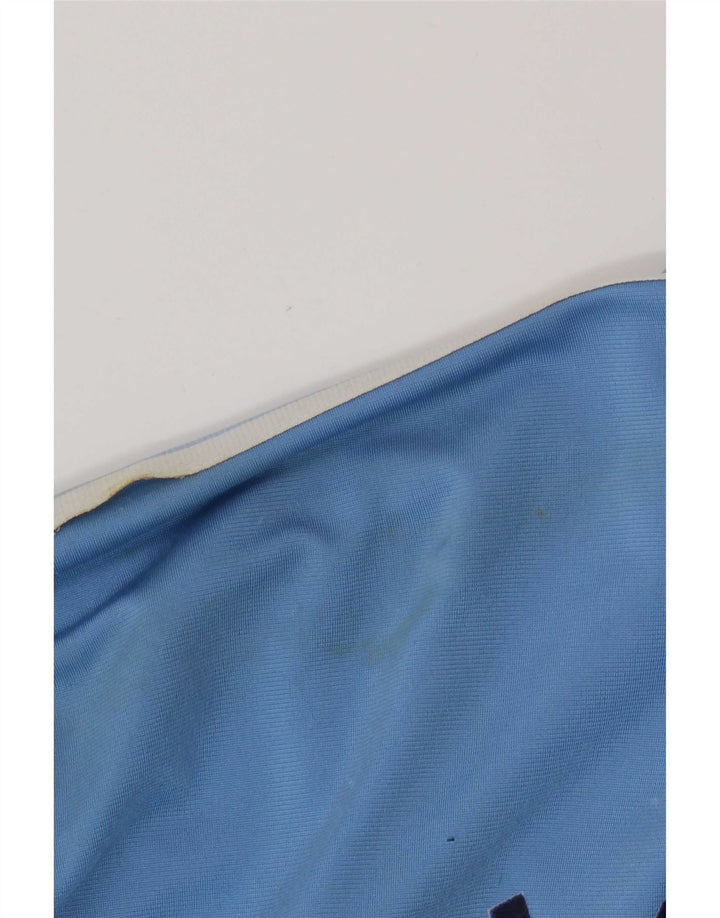 Adidas Hombre Chaqueta De Chándal Con Estampado Gráfico Poliéster Color Block Azul Medio