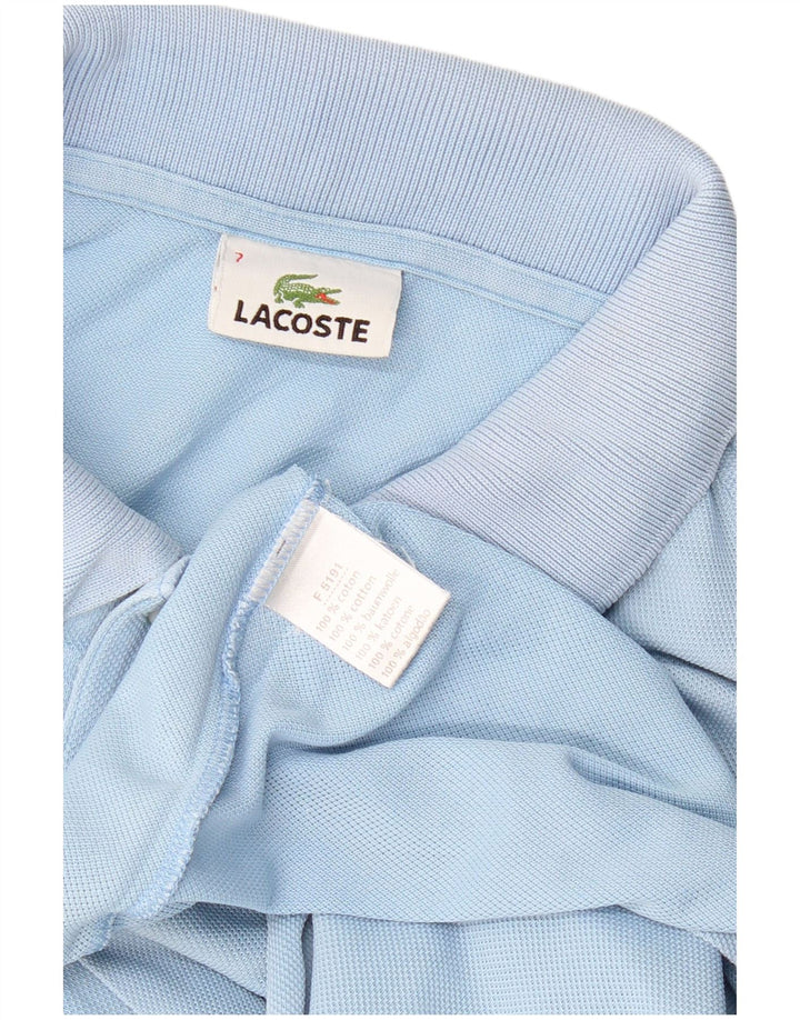 LACOSTE Polo para hombre Talla 7 2XL Algodón azul