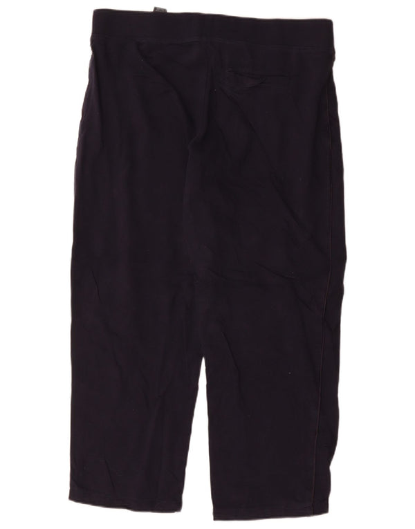 Marks & Spencer Pantalones de chándal para mujer UK 46 Large Azul marino Algodón