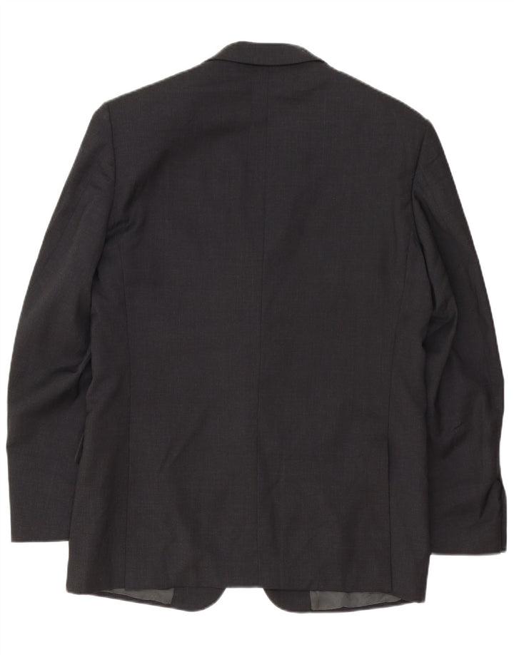 Valentino Chaqueta Blazer De 3 Botones Para Hombre IT 48 Lana Gris Medio