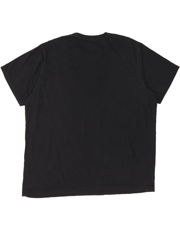 EDDIE BAUER Mens T-Shirt Top 2XL Black Cotton Vintage Eddie Bauer and Second-Hand Eddie Bauer from Messina Hembry 