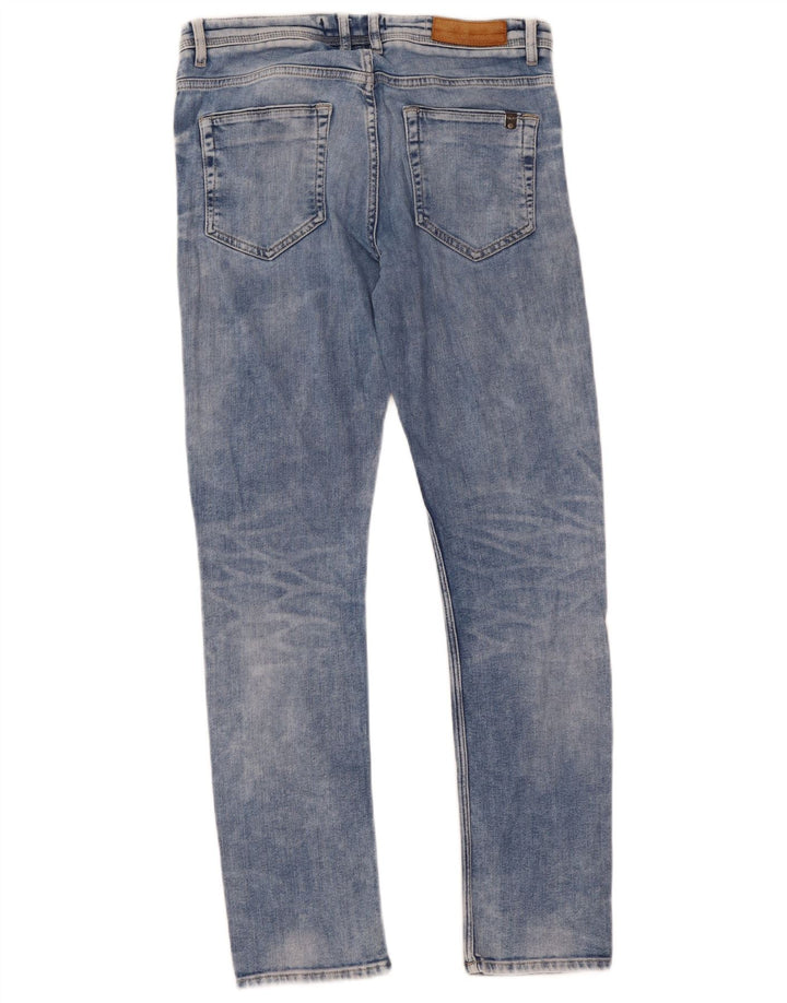 Zara Vaqueros Slim para Hombre EU 40 Medium W31 L31 Azul