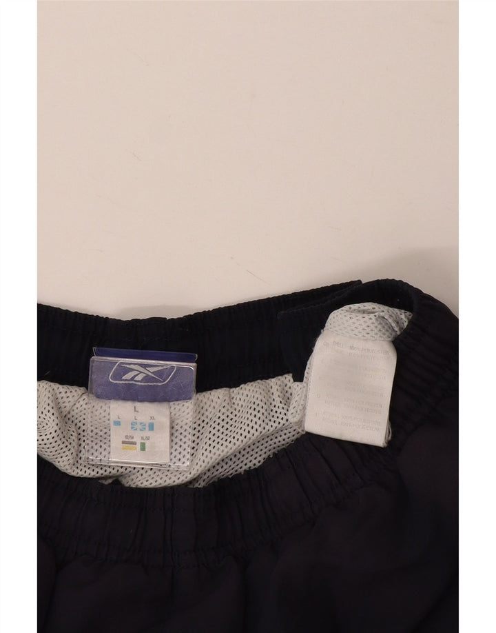 REEBOK Bañador Corto Hombre Grande Azul Marino Poliéster
