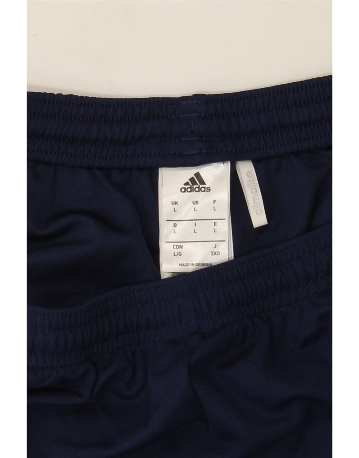 Adidas Mens Climalite Sport Shorts Grande Azul Marino Poliéster