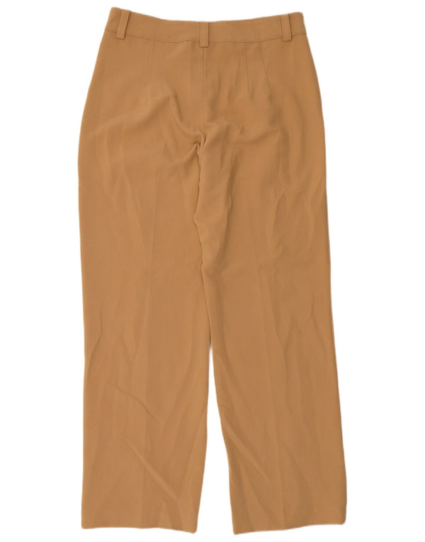 Zara Mujer Pantalón Casual Recto XL W32 L32 Beige