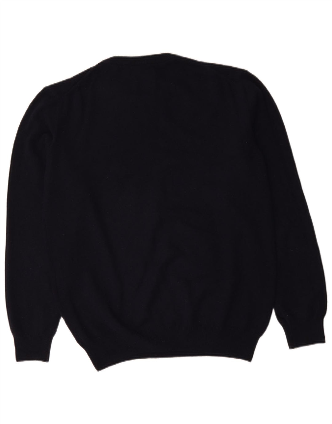 Gant Jersey De Cuello Redondo Para Hombre De Lana De Cordero Azul Marino Grande