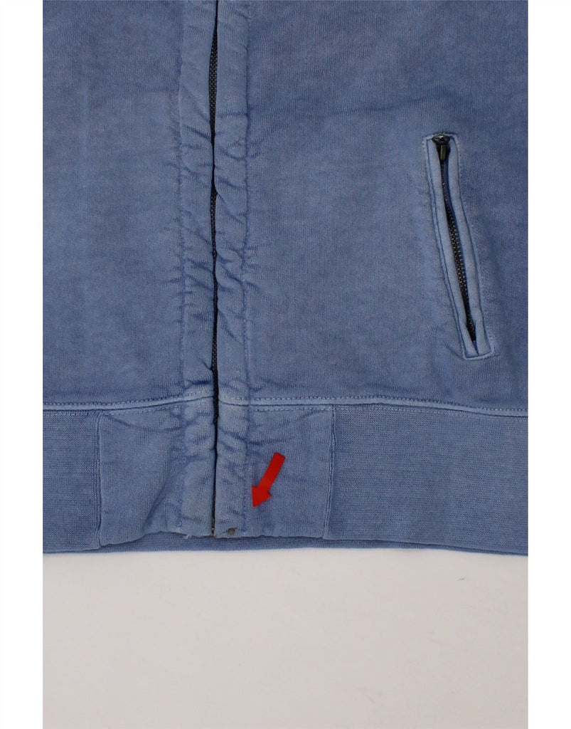 C.P. COMPANY Boys Graphic Tracksuit Top Jacket 9-10 Years Blue Cotton Vintage C.P. Company and Second-Hand C.P. Company from Messina Hembry 